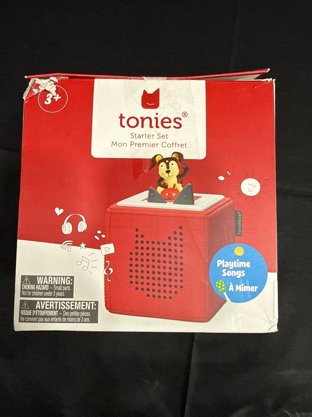 Tonies Toniebox Starter Set Red + Playtime Songs Tonie Figure